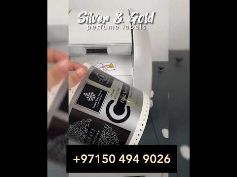     جهاز طباعة وقص ملصقات العطور بكل سهولة