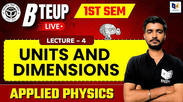 Applied Physics-1 : Demo Class | Chapter 1 lec-4 | Up Polytechnic 1st Semester New Batch #raceva