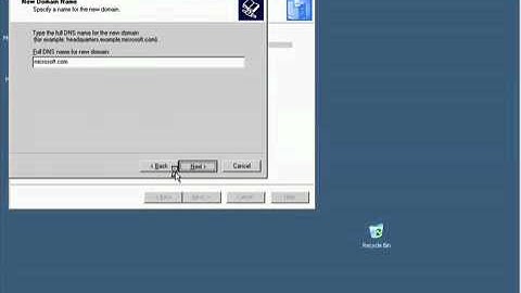 Windows Server 2003 - Active Directory Installation.mp4