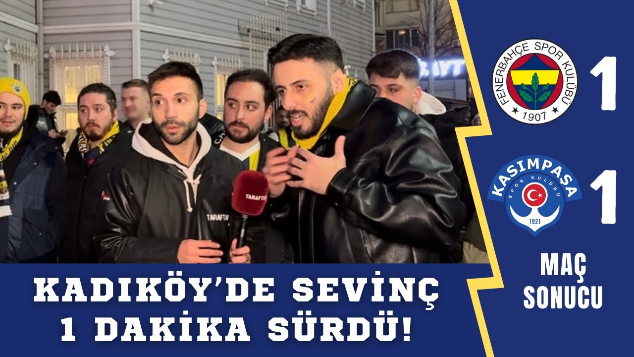 FENERBAHÇE BİZİ KANSER ETTİ! | Fenerbahçe 1-1 Kasımpaşa Maç Sonu Röportajı #fenerbahçe 