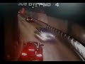 Heartstopping moment joyrider roars wrong way through tunnel