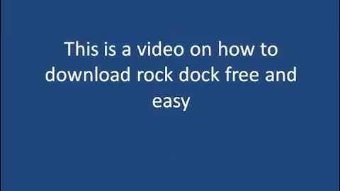 how to download rockdock free and easy