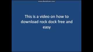 how to download rockdock free and easy