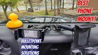 Jeep Phone Mount Install and Review  Bulletpoint Mounting Solutions  Is it better than RAM Mount?