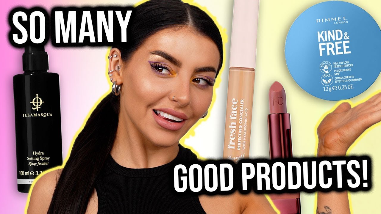 TESTING NEW MAKEUP! First Impressions + Review (Barry M, Rimmel, Natasha  Denona..) 