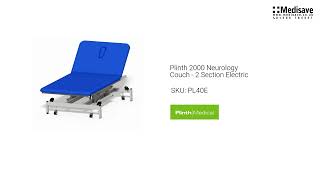 Plinth 2000 Neurology Couch 2 Section Electric PL40E