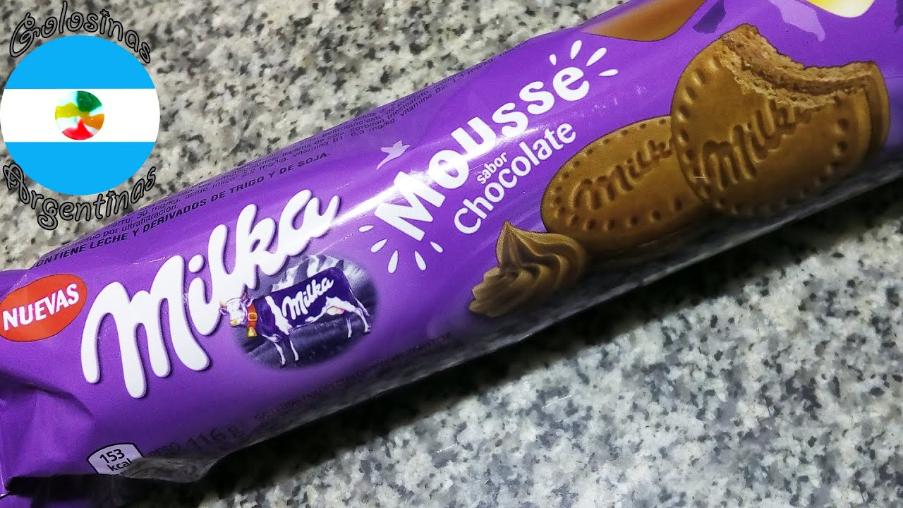 Milka Mousse sabor Chocolate Galletitas Dulces Rellenas con Chips ...