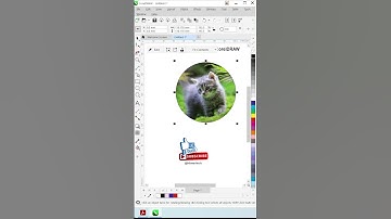 How to Use Power Clip Inside in Corel Draw #shorts