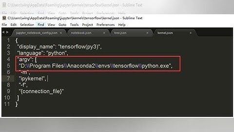 Win10 Anaconda中安装Tensorflow并配置到jupter kernel
