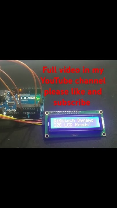 Arduino with I2C LCD Display: Quick and Easy Setup #shorts #arduino # ...
