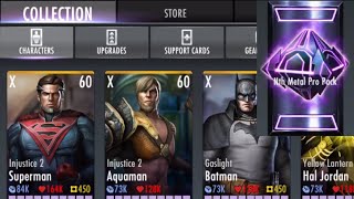 Injustice Mobile - Character Collection Reveal + Nth Metal Pack Opening