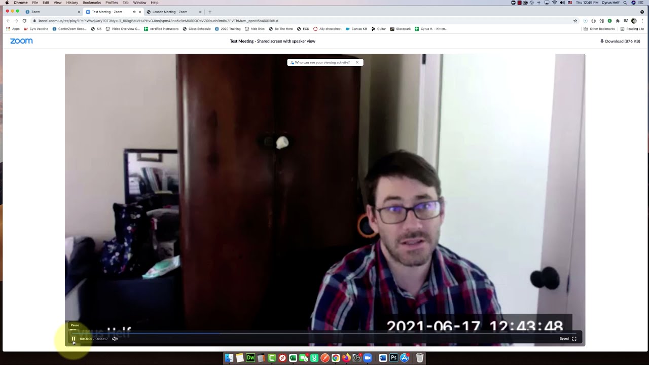 How to see zoom cloud recordings in canvas youtube