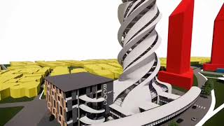 Belawan Convention & Office Center Design with TOD concept