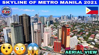 Spectacular Skyline of Metro Manila Philippines 2021