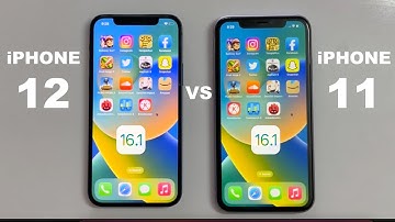 IOS 16.1 iPhone 11 vs iPhone 12 - Speed Test!