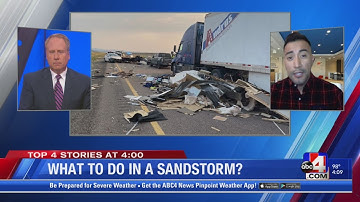 What causes sandstorms and how to react if you encounter one on the road