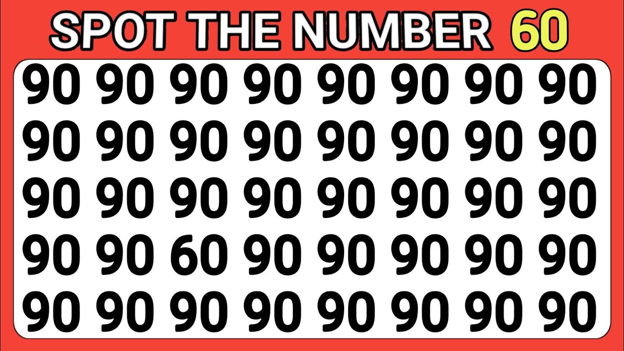 FIND THE ODD ONE OUT | NUMBER AND LETTER EDITION | SPOT THE DIFFERENCE ...
