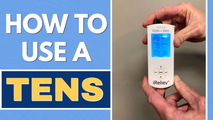 TENS Program Series 16. Step by Step: How to Use a Wireless TENS Unit for  Pain Control. iReliev 5050