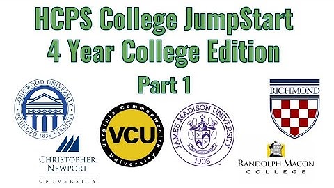 College Jumpstart Panel - Part 1