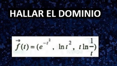 Dominio de funciones vectoriales de variable real ejemplo 4