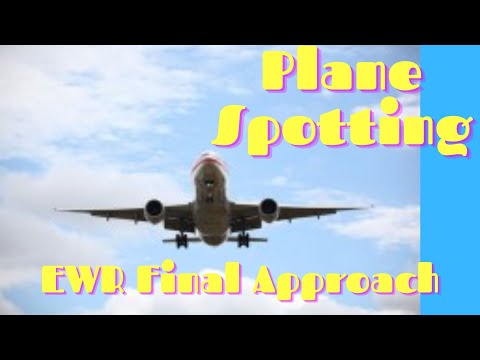 Plane Spotting - East Rutherford, NJ - Final approach to Newark Liberty International (EWR)