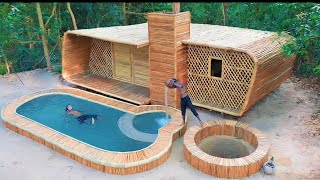 house making In jungle |  Building two stories of villa with private room & pool  | wildlife
