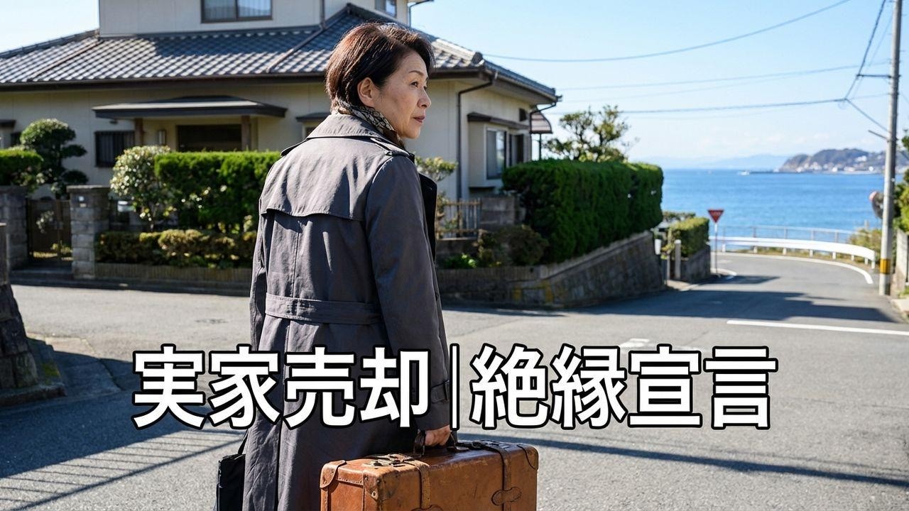 「実家は俺のもの」と豪語する寄生息子。名義変更を迫られた瞬間、私は家を売り払って消えました。