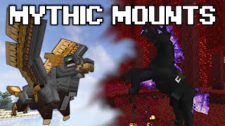 Mythic Mounts//Новые Мифические Существа//Обзор Модов На Майнкрафт//Гайд