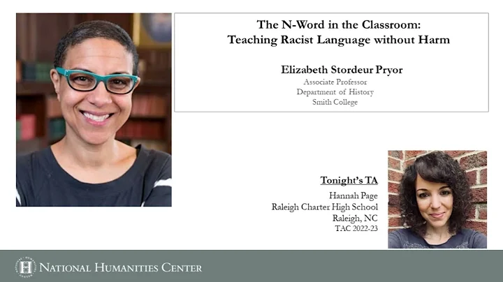 The N-Word in the Classroom: Teaching Racist Language without Harm