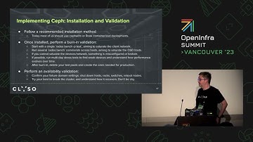 Ceph Days   Lessons Learned in Ceph Operations for Science