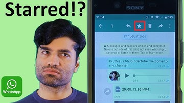 What does Starred message in WhatsApp mean and how to use it