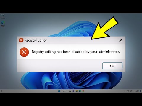 Fix Registry editing has been disabled by your administrator in Windows 11/10/8/7 | Regedit not Open