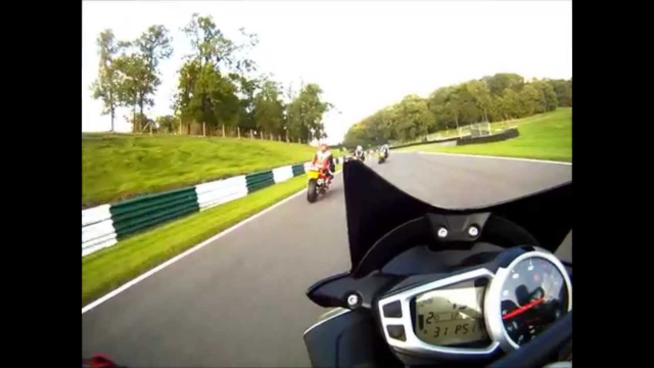 triumph street triple R 2013 model at cadwell park trackday inters