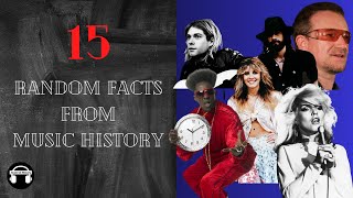 15 Random Facts from Music History