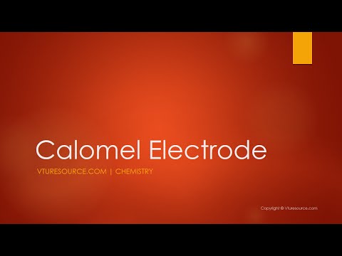 Video: Care este potențialul electrodului de calomel?