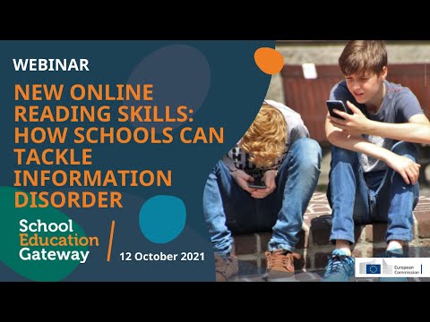 New online reading skills: how schools can tackle information disorder - Webinar