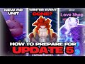 How to Prepare for UPDATE 5 in Anime Vanguards – Everything You MUST DO