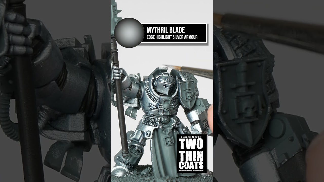Two Thin Coats Mythril Blade Paint - Perfect For Your Miniature Painting Projects