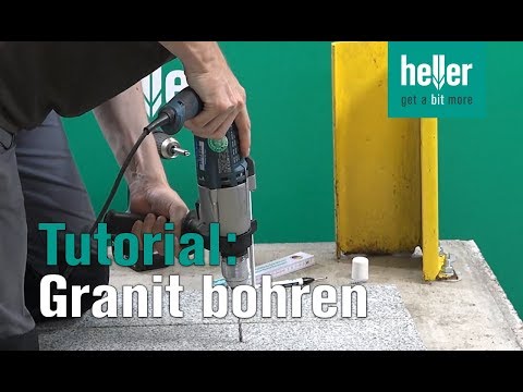 Video: Bohrer Für Granit: 6 Mm Und Andere Größen, Merkmale Des Bohrens Von Granit. Wie Kann Man Es Sonst Bohren?