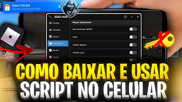Como Baixar Executor DELTA SEM KEY e Usar SCRIPT no Roblox (CELULAR/MOBILE) Instalar/Colocar Script