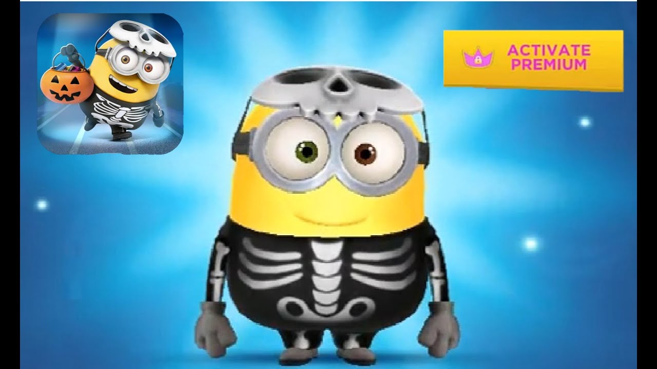 Photo Fishing Minion Rush Skeleton Bob Costume fullscreen gameplay