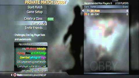 Cod4 Infectable Lobby Codes │ Made By AM--Modz