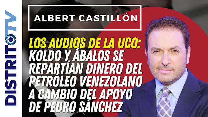 🔴ALBERT CASTILLÓN🔴 EN DÍAS SALDRÁ LA PRUEBA DEFINITIVA QUE HUNDE A SÁNCHEZ Y SU RELACIÓN CON CARACAS