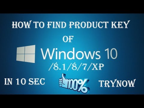 How to get your product key for Windows 7/8.1/8/10