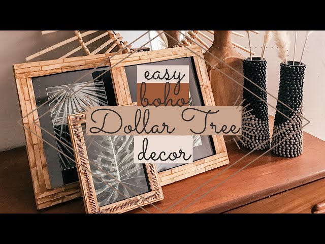 BOHO decor using DOLLAR TREE materials