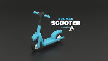 Scooter Modeling | 3DS Max