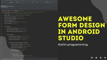 Awesome Form Design in Android Studio