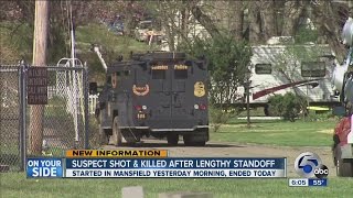 Man dies in lengthy standoff in Mansfield