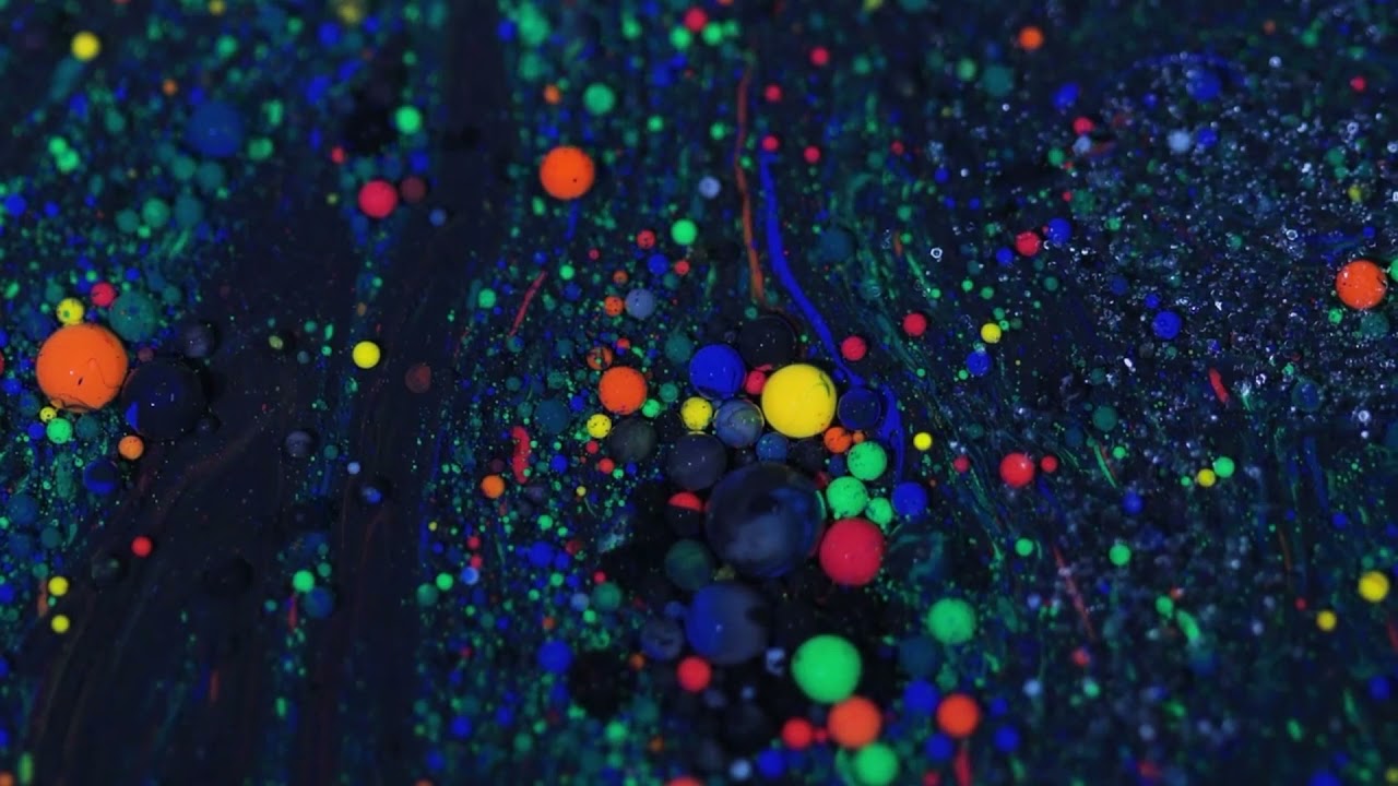 Amazing slow motion videos of paint in HDR\HD\4K