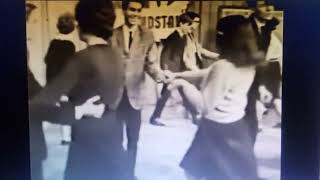 1961, Dee Clark sings "Raindrops" and Philly American Bandstand dancers jump the junipers.